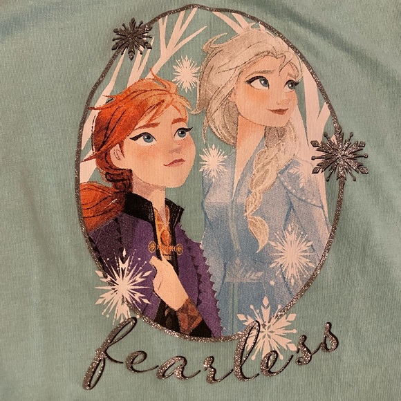 Disneys Frozen II Elsa and Anna Girls Long Sleeve Tutu Dress - Picture 1 of 8